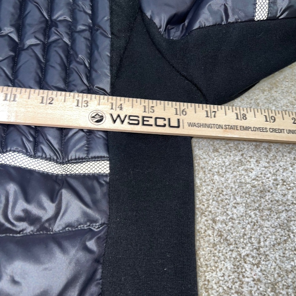 Blanc Noir Reflective Inset Down Filled Featherweight Hooded Parka Black‎ Small - Picture 5 of 9